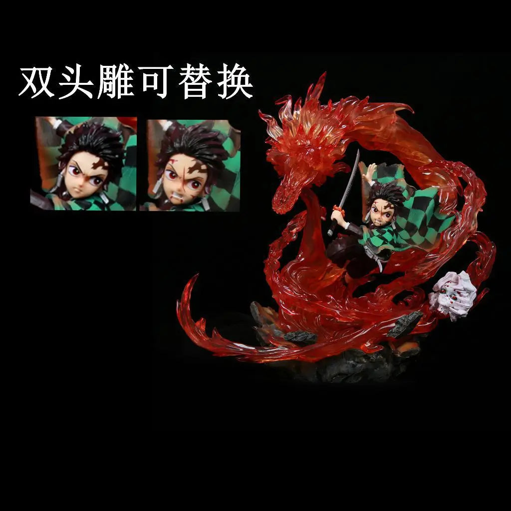 Figura Tanjiro Kamado – Dragón de Fuego (Kimetsu no Yaiba) – Edición Coleccionista