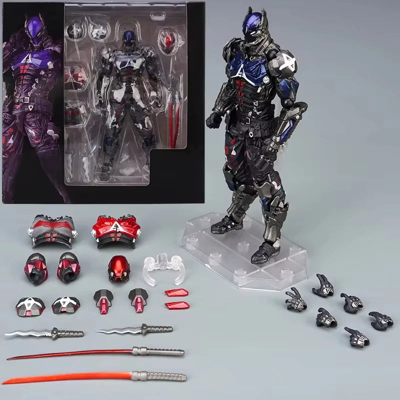 Batman Arkham Knight – Figura de Acción Yamaguchi Revoltech 17 cm | Edición Coleccionista DC