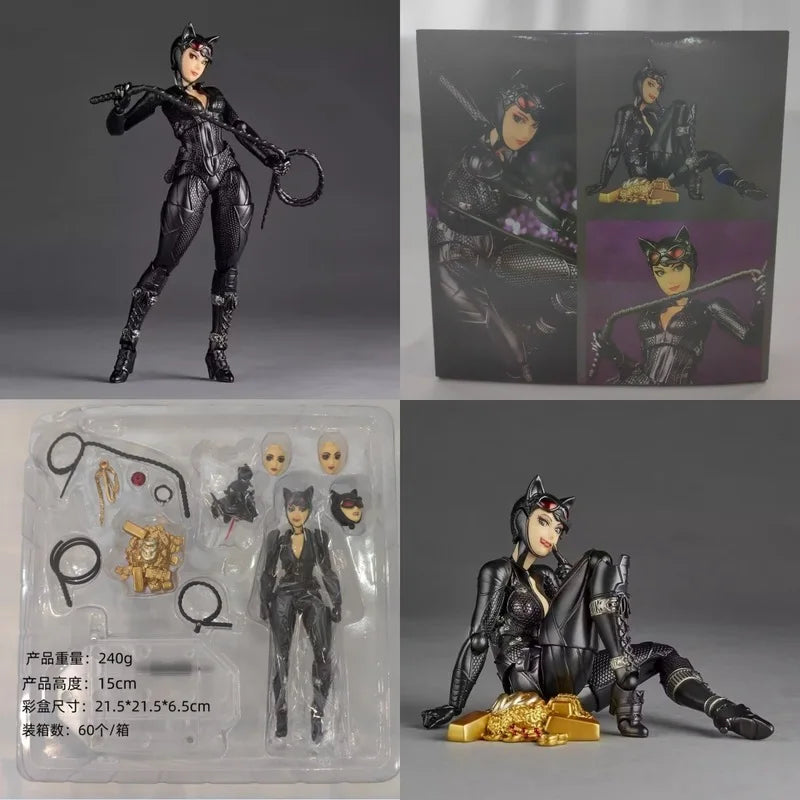 Catwoman – Figura Revoltech Yamaguchi 15 cm | Selina Kyle Edición Coleccionista DC