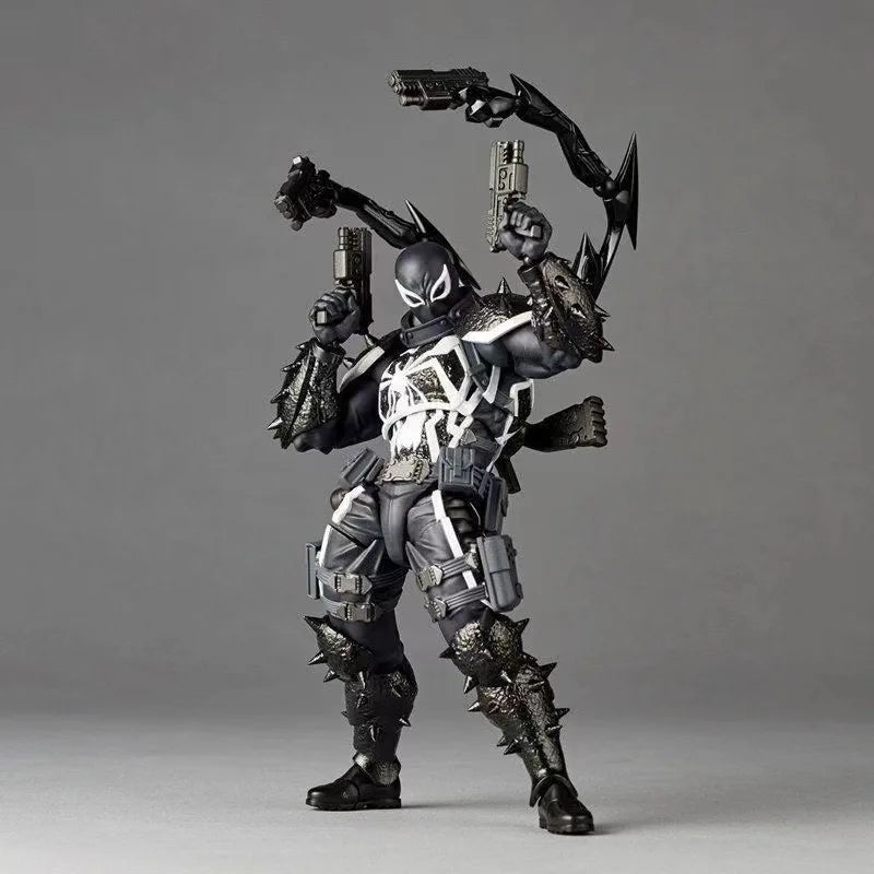 Agent Venom Tactical Figure – Marvel Dark Edition with Weapons & Symbiote Arms