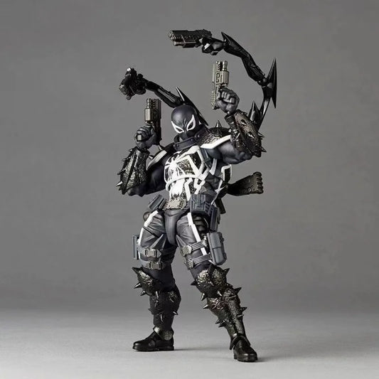 Agent Venom Tactical Figure – Marvel Dark Edition with Weapons & Symbiote Arms
