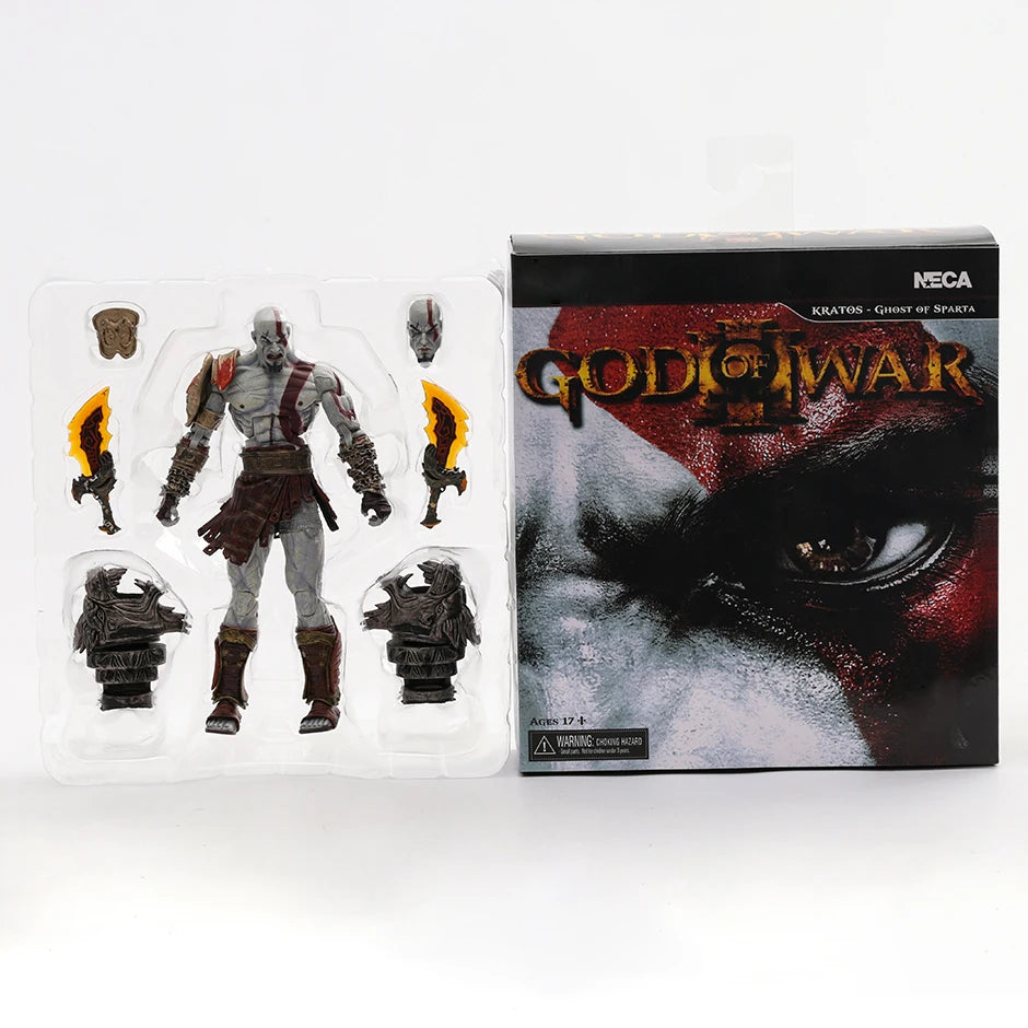 Figura Original NECA – Kratos God of War III (Edición Coleccionista)