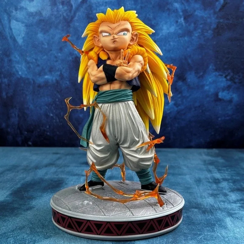 Figura Gotenks Super Saiyan & Super Saiyan 3 – Dragon Ball Z (Set Coleccionista) 25cm