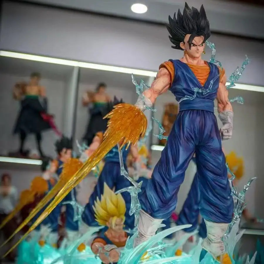 Dragon Ball Vegito Dual Transformation Figure – SSJ & SSJ Blue Heads