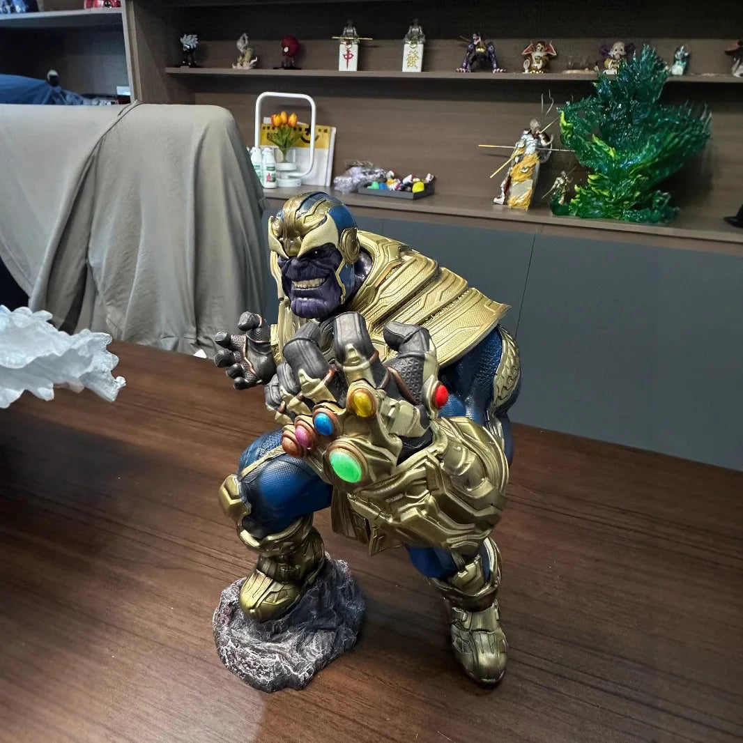 Thanos Infinity Gauntlet Figure – Premium Marvel Collectible Statue | Highly Detailed Titan Display Piece 36 cm
