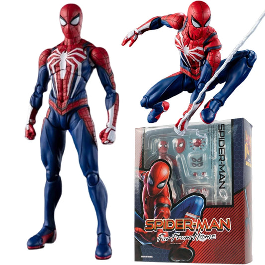 Spider-Man PS4 | Figura de Acción Traje Avanzado (Far From Home Box)