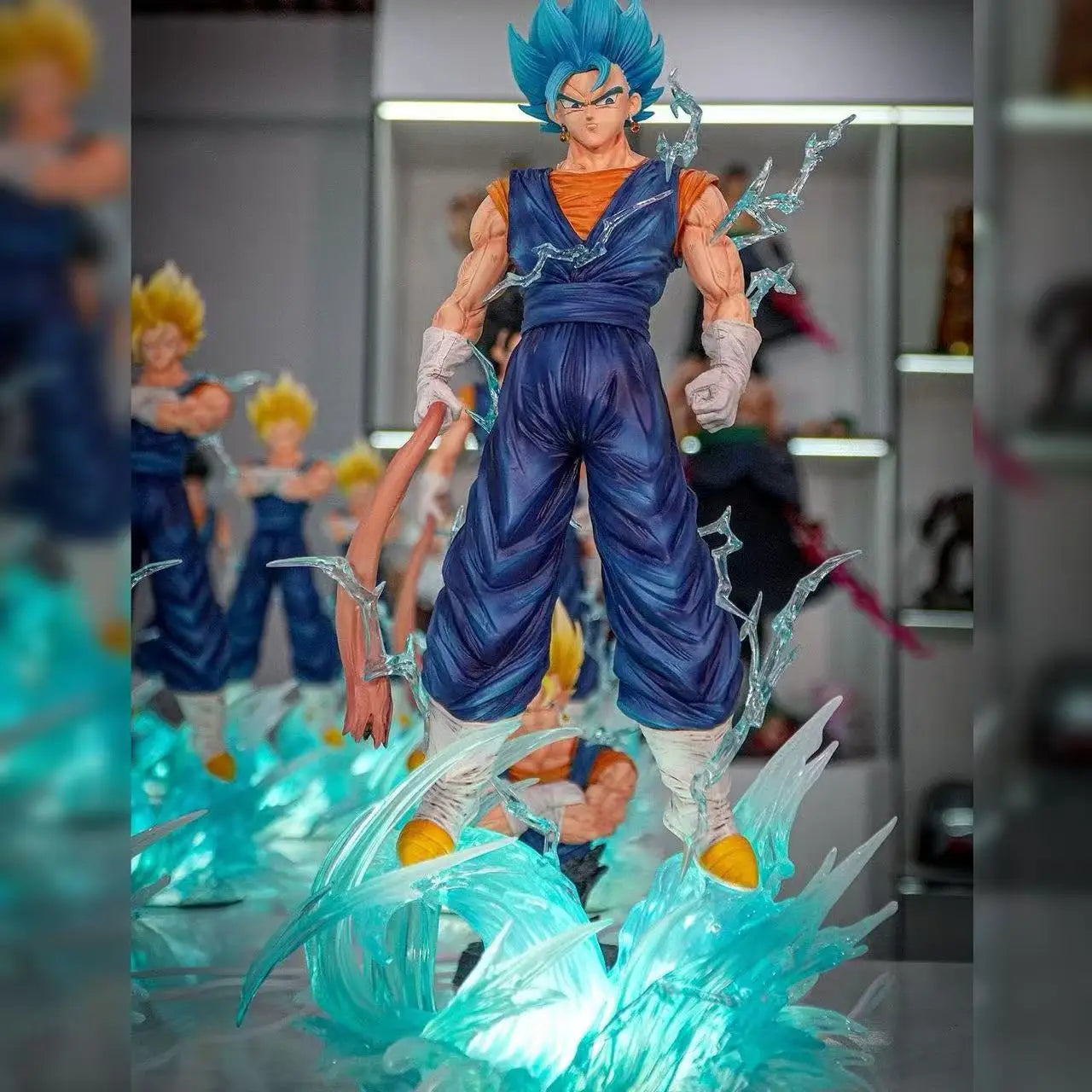 Dragon Ball Vegito Dual Transformation Figure – SSJ & SSJ Blue Heads