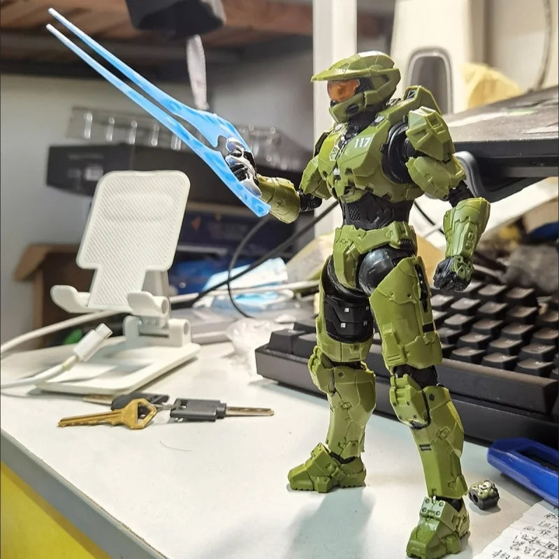 Halo – Figura Jefe Maestro Armadura Mjolnir MK VI Halo infinite (Colección de 18 cm)
