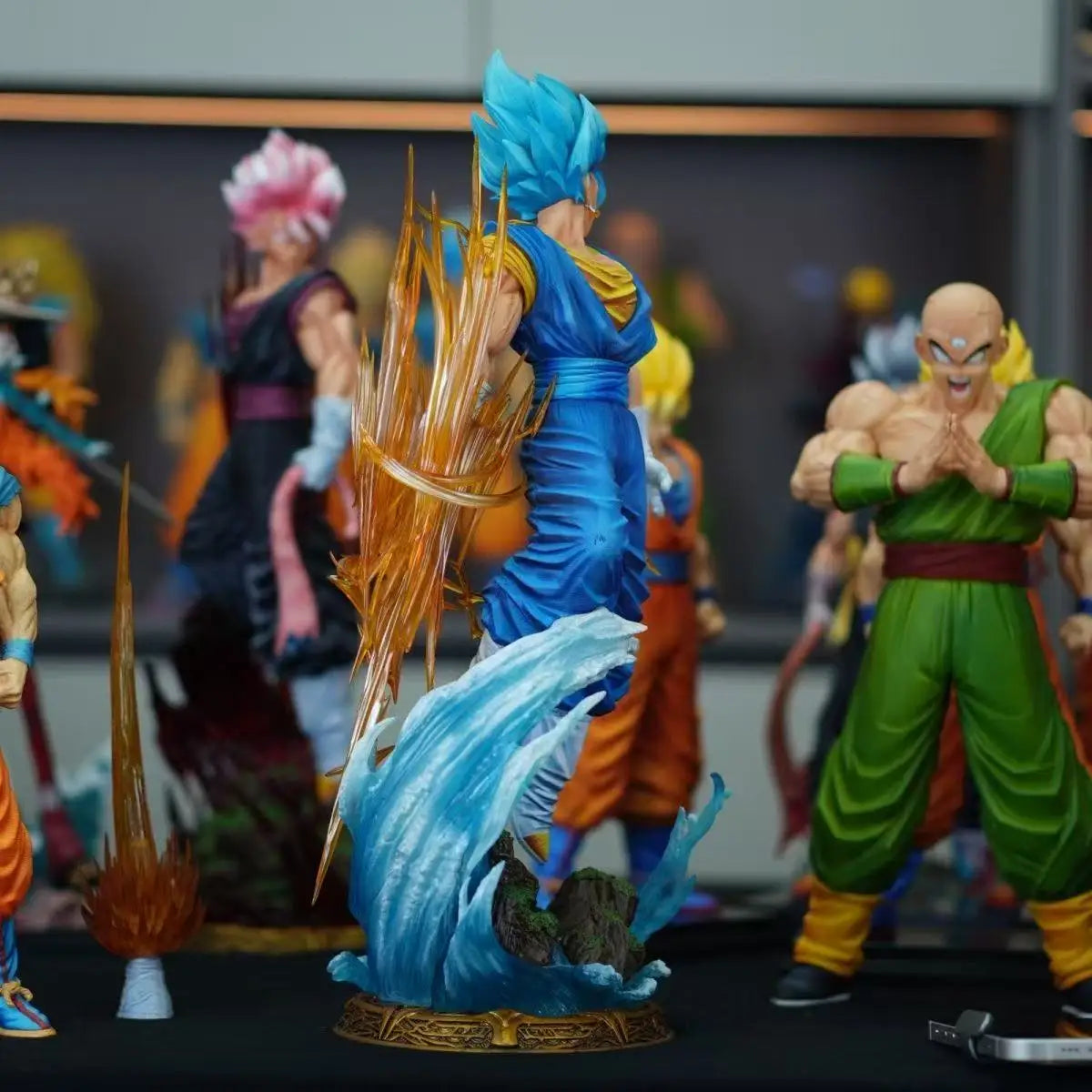 Figura Vegetto  Super Saiyan – 40 cm Edición Coleccionista con Cabeza Intercambiable