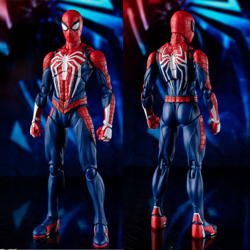 Spider-Man PS4 | Figura de Acción Traje Avanzado (Far From Home Box)