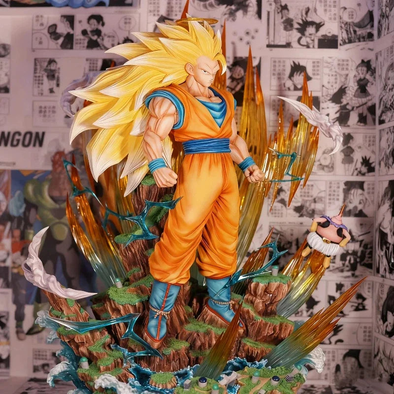 Dragon Ball Z Goku Super Saiyan 3 Ultimate Power Statue – 42cm Collector Edition