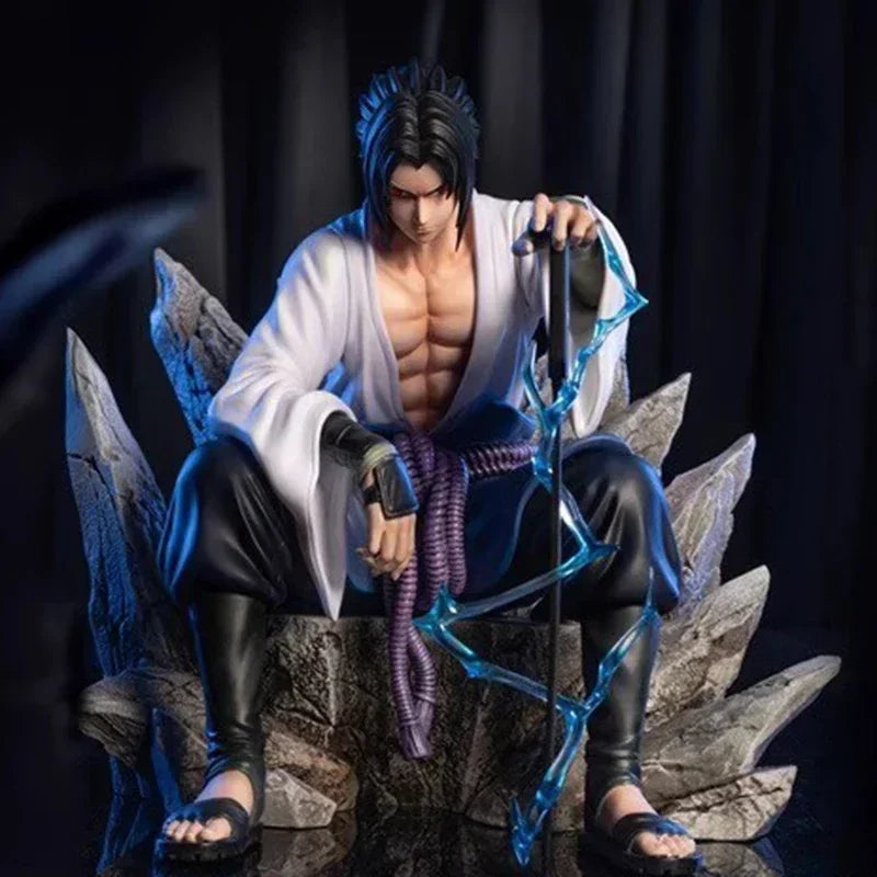 Sasuke Uchiha Lightning Power Statue – Naruto Shippuden Collector Figure  (Otra opción fuerte)