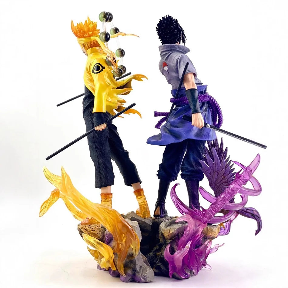 Naruto & Sasuke – Estatua Épica 37 cm | Modo Rikudou Sennin