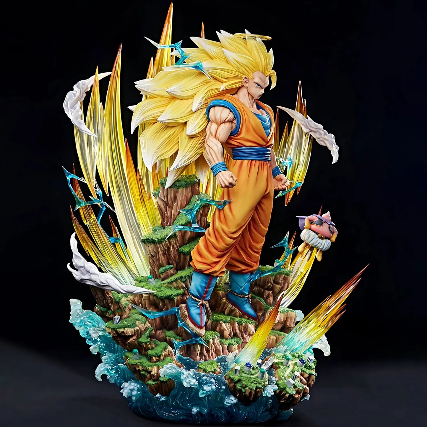 Dragon Ball Z Goku Super Saiyan 3 Ultimate Power Statue – 42cm Collector Edition