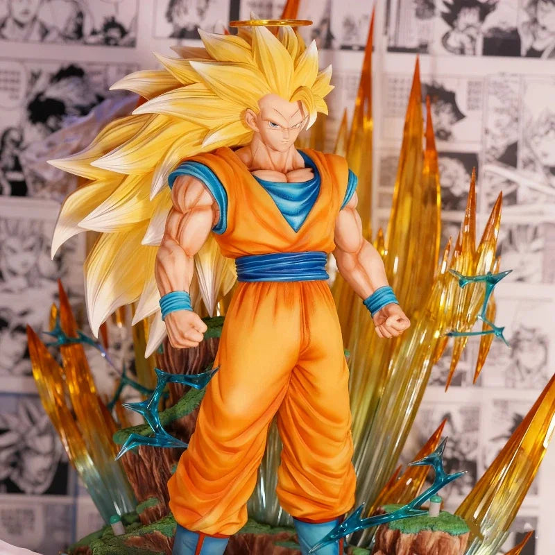 Dragon Ball Z Goku Super Saiyan 3 Ultimate Power Statue – 42cm Collector Edition