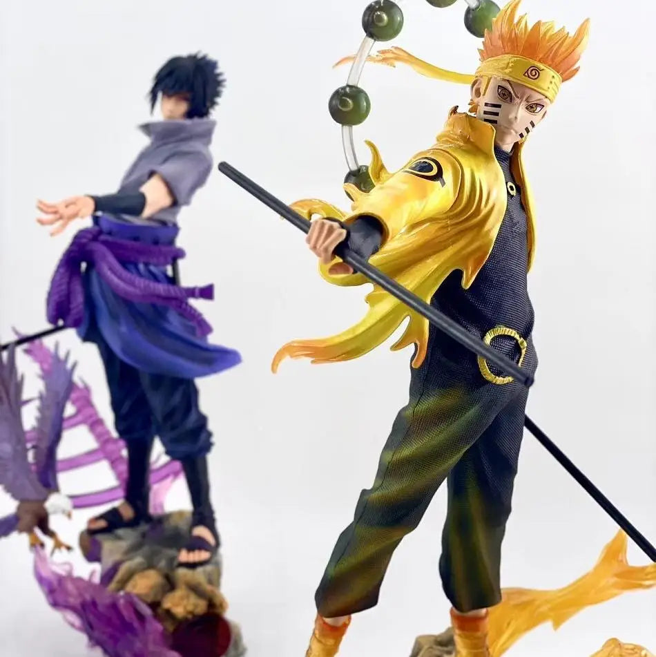 Naruto & Sasuke – Estatua Épica 37 cm | Modo Rikudou Sennin