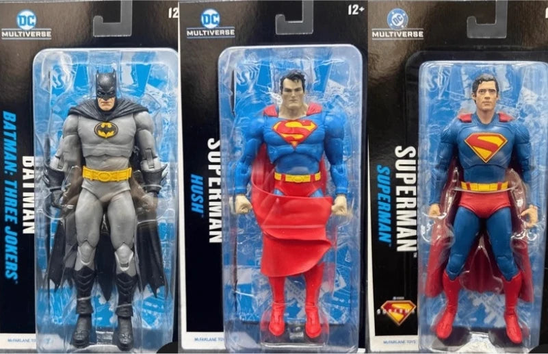 DC Multiverse Batman: Hush – Figuras de Superman & Batman | 17 cm Colección de Acción  Variantes: