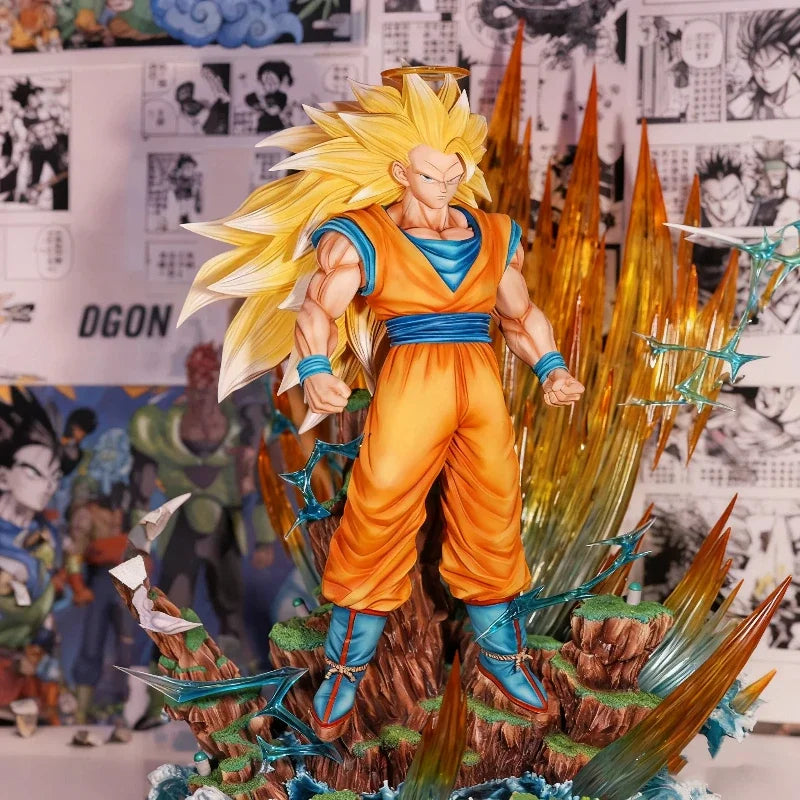Dragon Ball Z Goku Super Saiyan 3 Ultimate Power Statue – 42cm Collector Edition