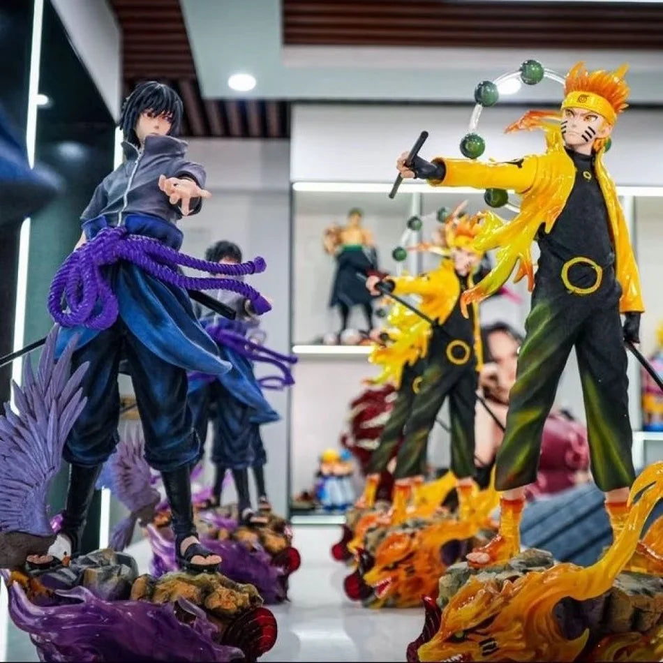 Naruto & Sasuke – Estatua Épica 37 cm | Modo Rikudou Sennin
