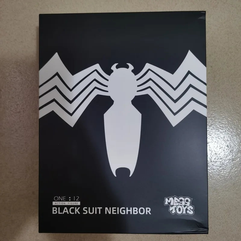 Figura Spider-Man Traje Negro (Symbiote Suit) – Mess Toys Original (Edición Coleccionista)