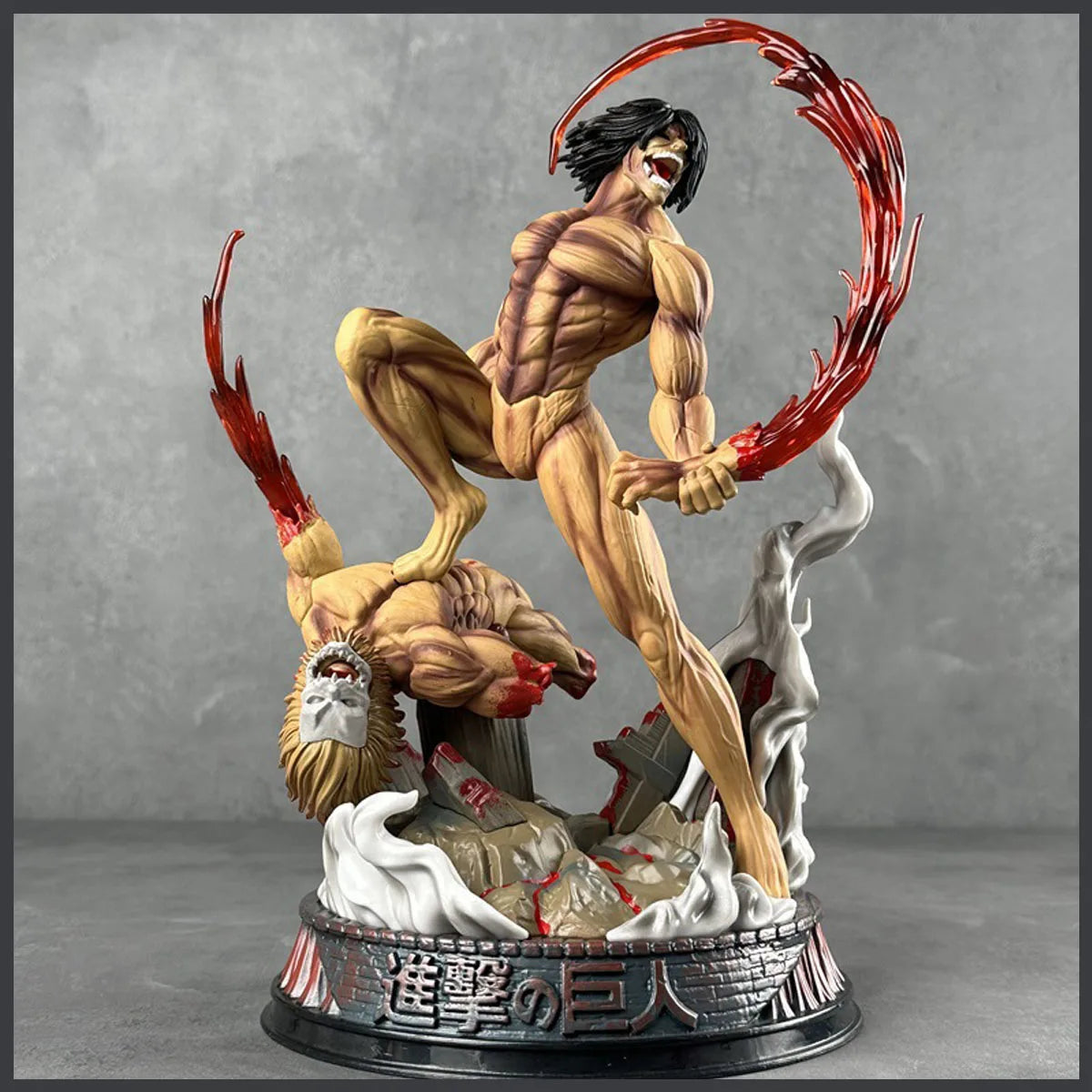Eren Titan Rage – Attack on Titan Battle Statue | Shingeki no Kyojin Collector Figure