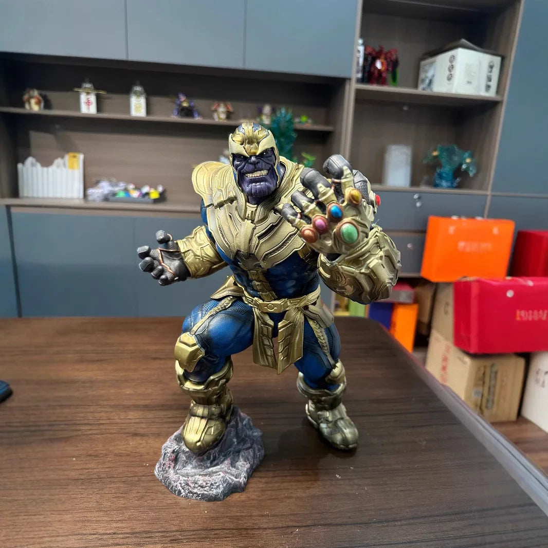 Thanos Infinity Gauntlet Figure – Premium Marvel Collectible Statue | Highly Detailed Titan Display Piece 36 cm