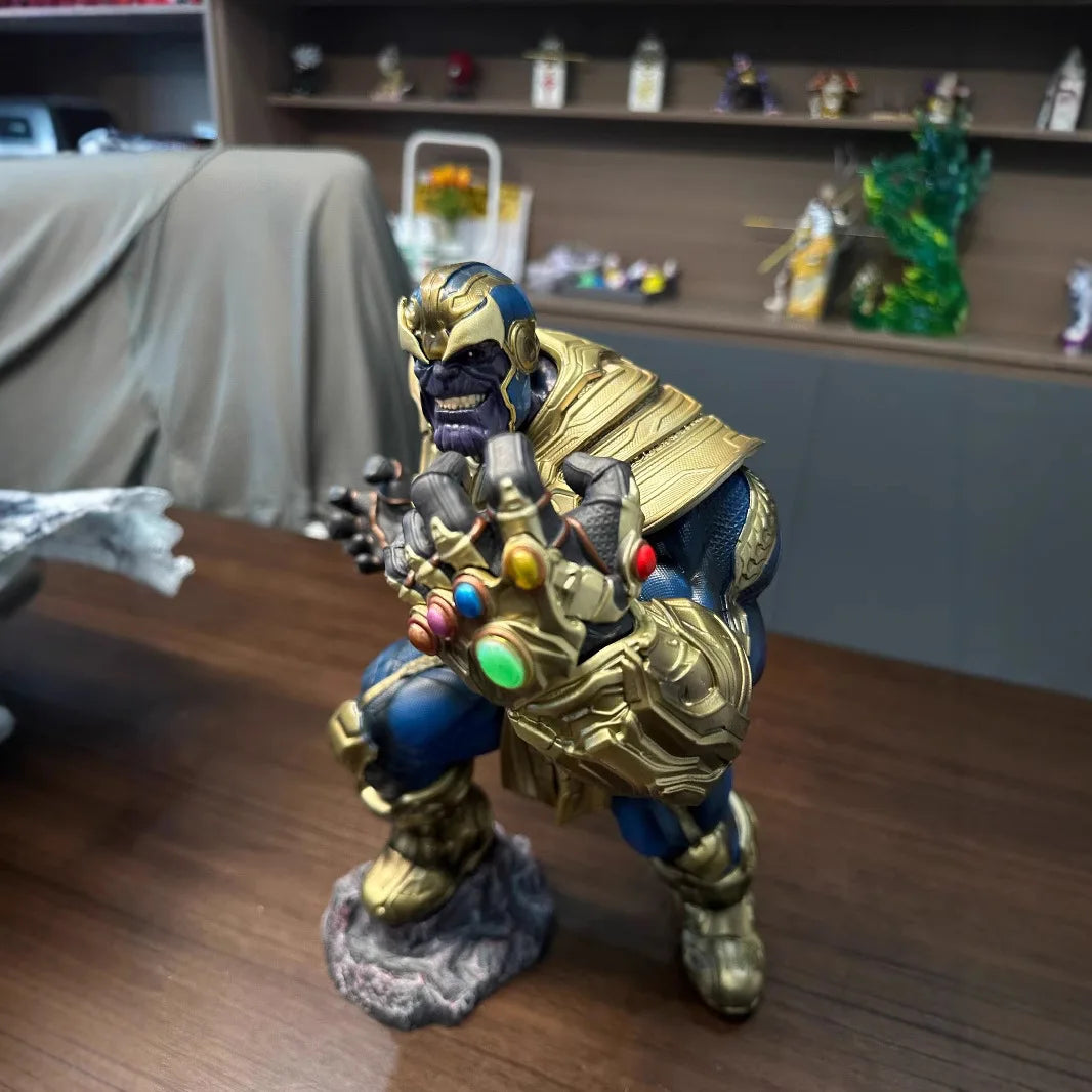 Thanos Infinity Gauntlet Figure – Premium Marvel Collectible Statue | Highly Detailed Titan Display Piece 36 cm