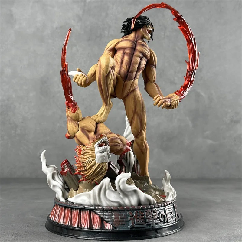 Eren Titan Rage – Attack on Titan Battle Statue | Shingeki no Kyojin Collector Figure
