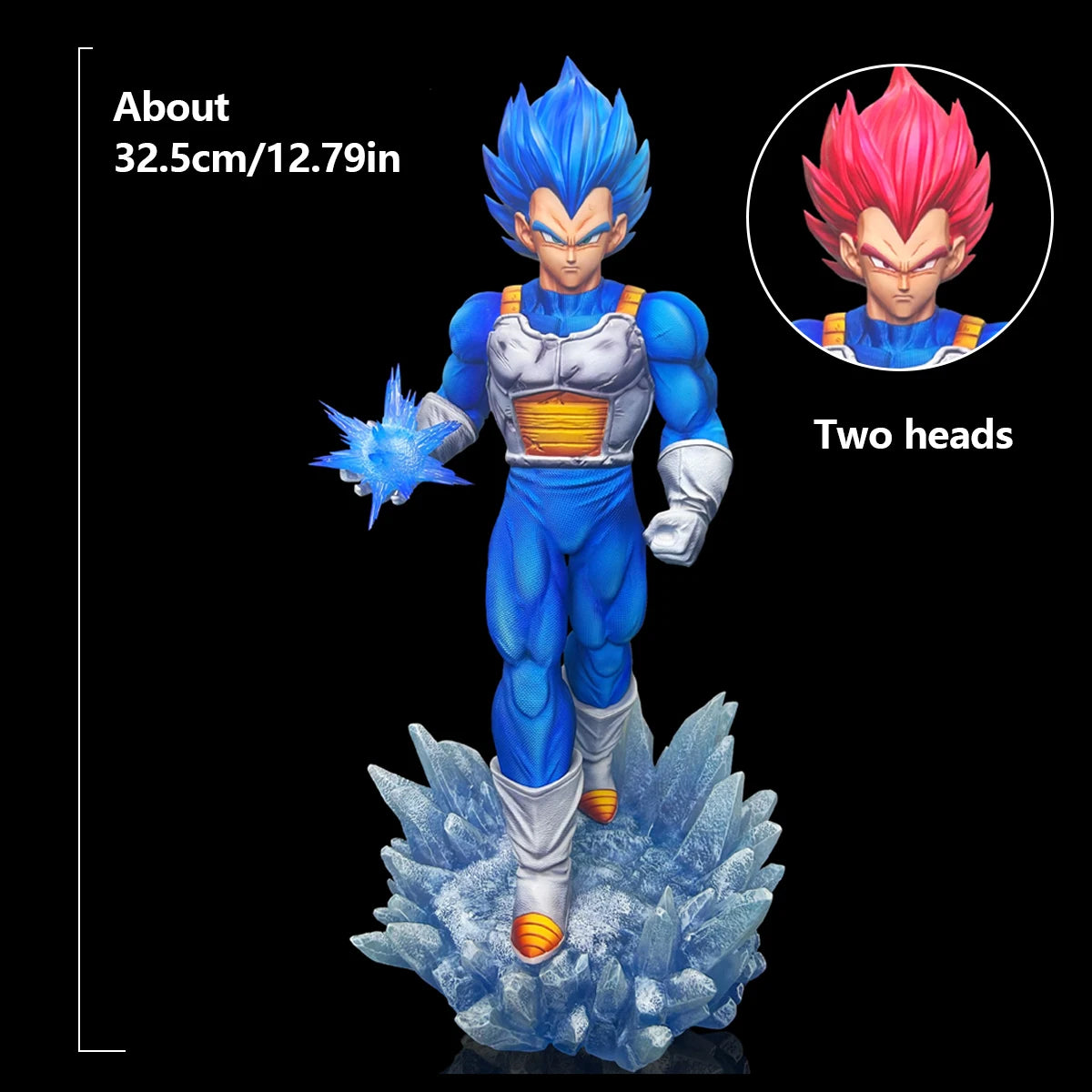 Vegeta Super Saiyan God & Blue Statue – Dragon Ball Dual Power Edition | Premium Collector Figure