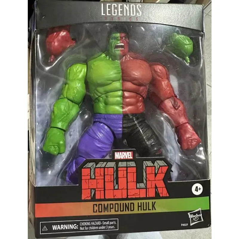 Split Hulk Figure – Dual Color Rage Edition | Unique Marvel Collectible