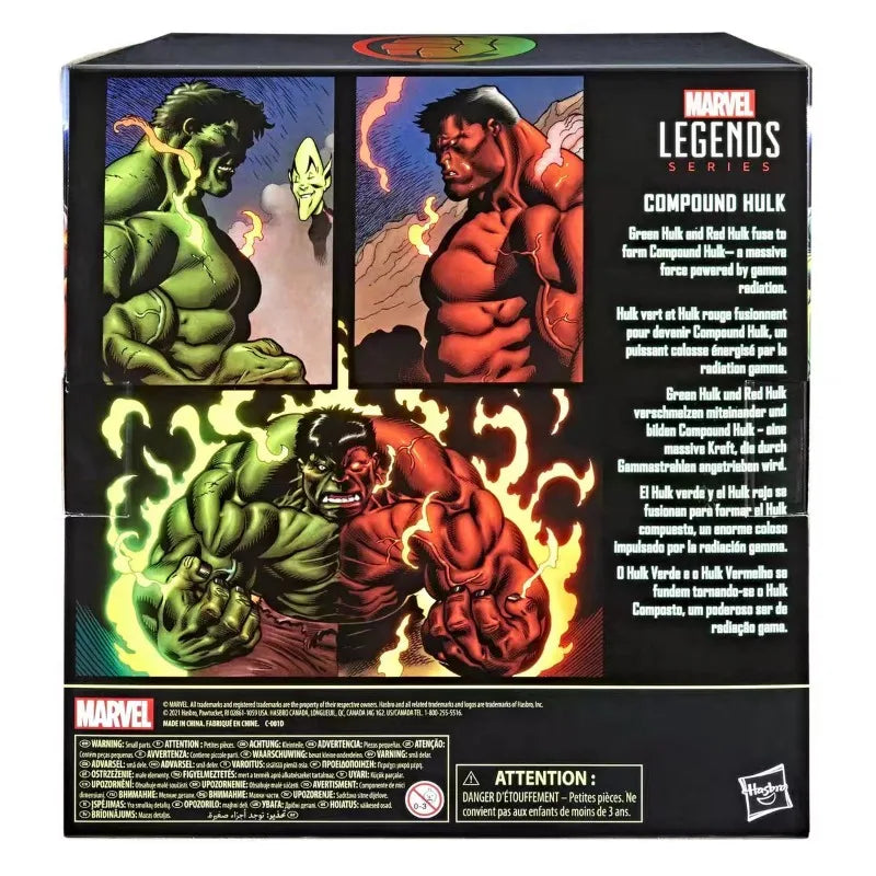 Split Hulk Figure – Dual Color Rage Edition | Unique Marvel Collectible