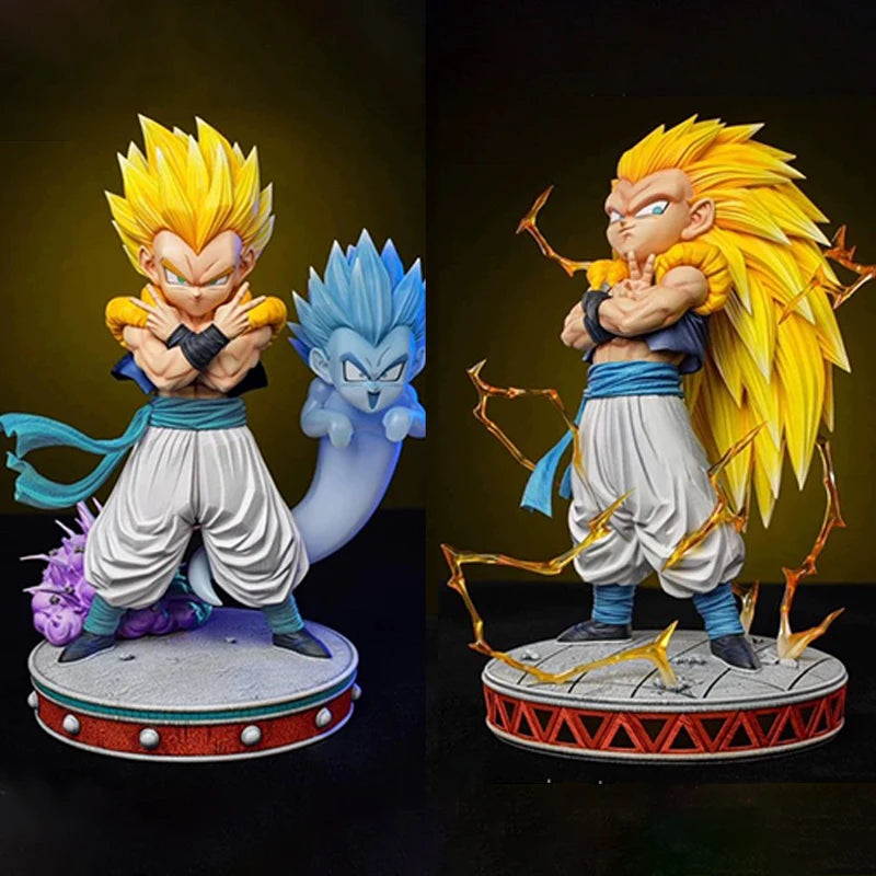 Figura Gotenks Super Saiyan & Super Saiyan 3 – Dragon Ball Z (Set Coleccionista) 25cm