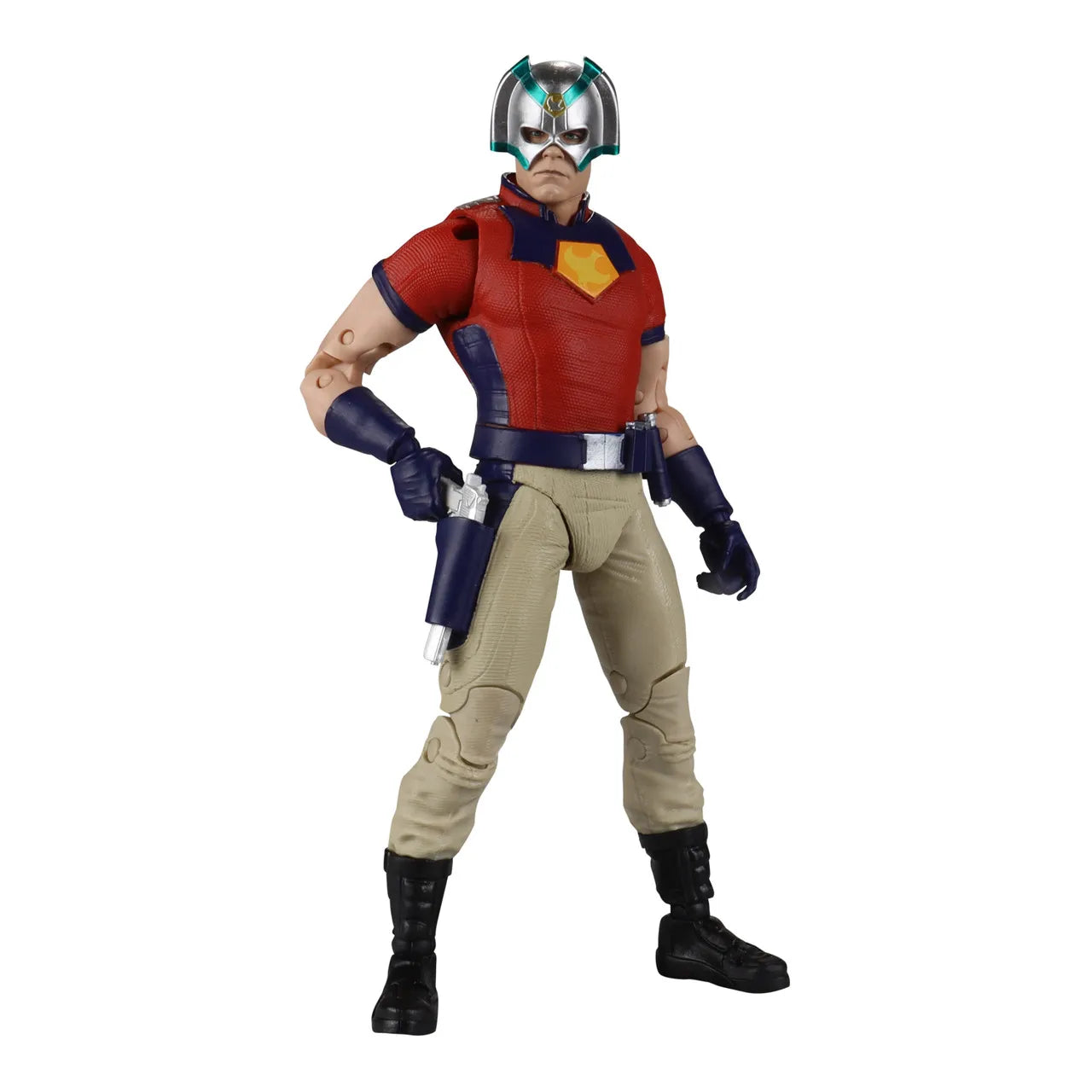 McFarlane Toys DC Multiverse – Peacemaker Edición Deluxe 18 cm | Figura de Acción Coleccionista (John Cena)