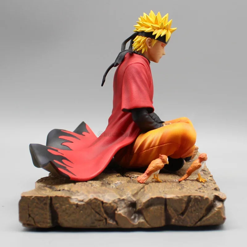 Figura Naruto Uzumaki en Meditación – Sabiduría y Poder en 16 cm