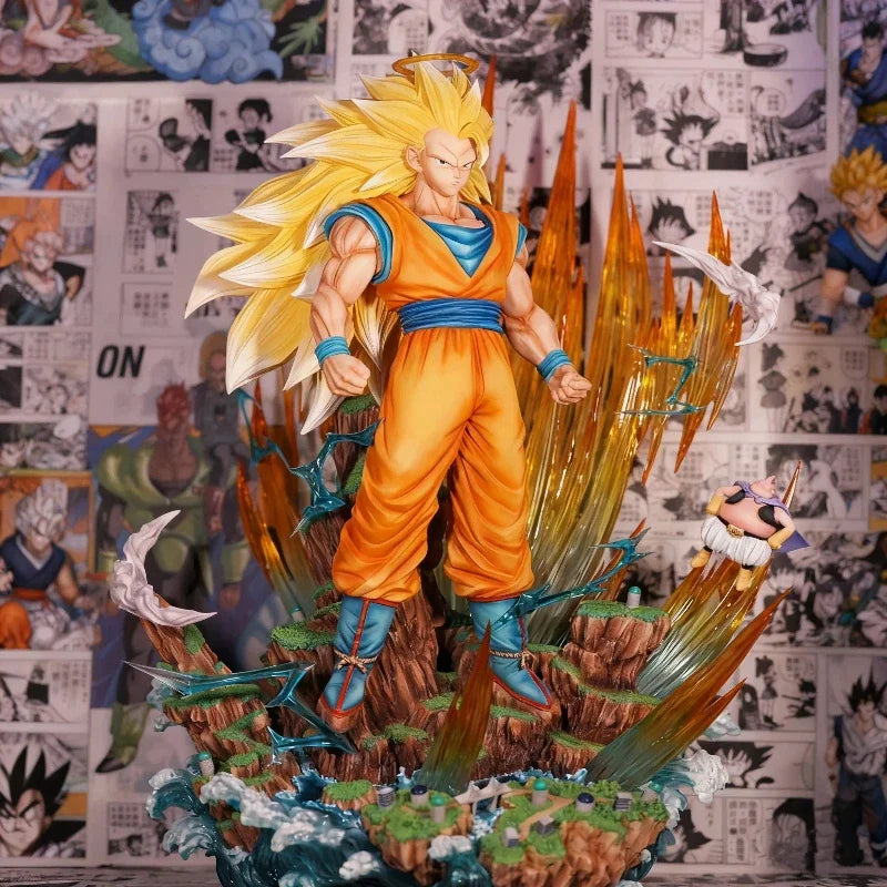 Dragon Ball Z Goku Super Saiyan 3 Ultimate Power Statue – 42cm Collector Edition