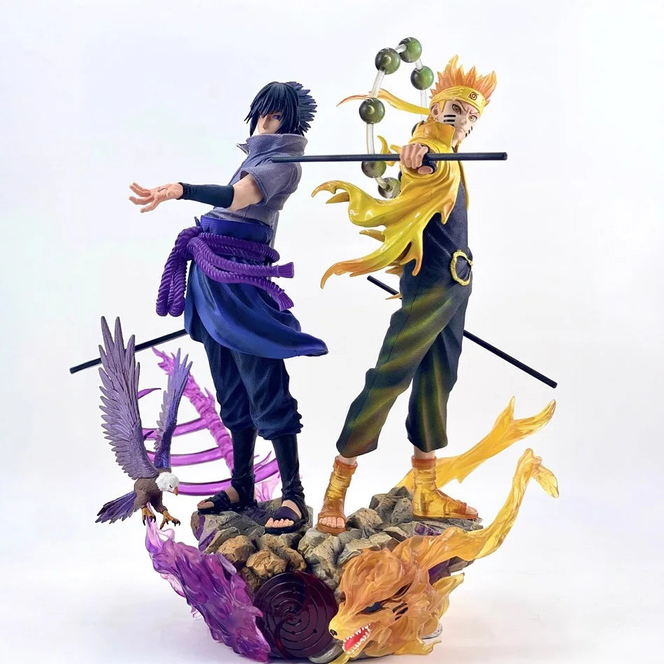 Naruto & Sasuke – Estatua Épica 37 cm | Modo Rikudou Sennin