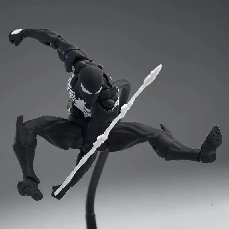 Figura Spider-Man Traje Negro (Symbiote Suit) – Mess Toys Original (Edición Coleccionista)