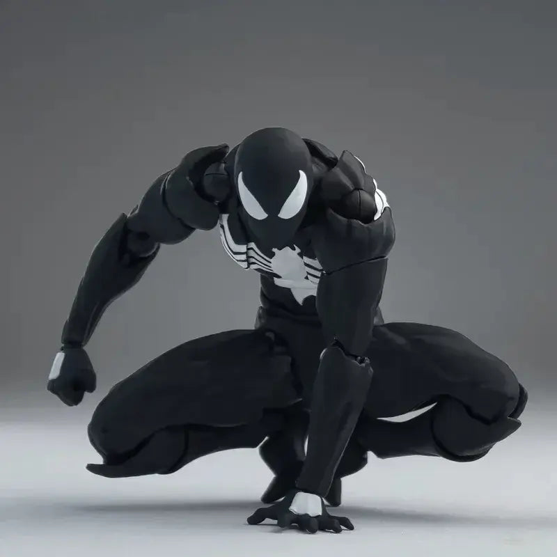 Figura Spider-Man Traje Negro (Symbiote Suit) – Mess Toys Original (Edición Coleccionista)