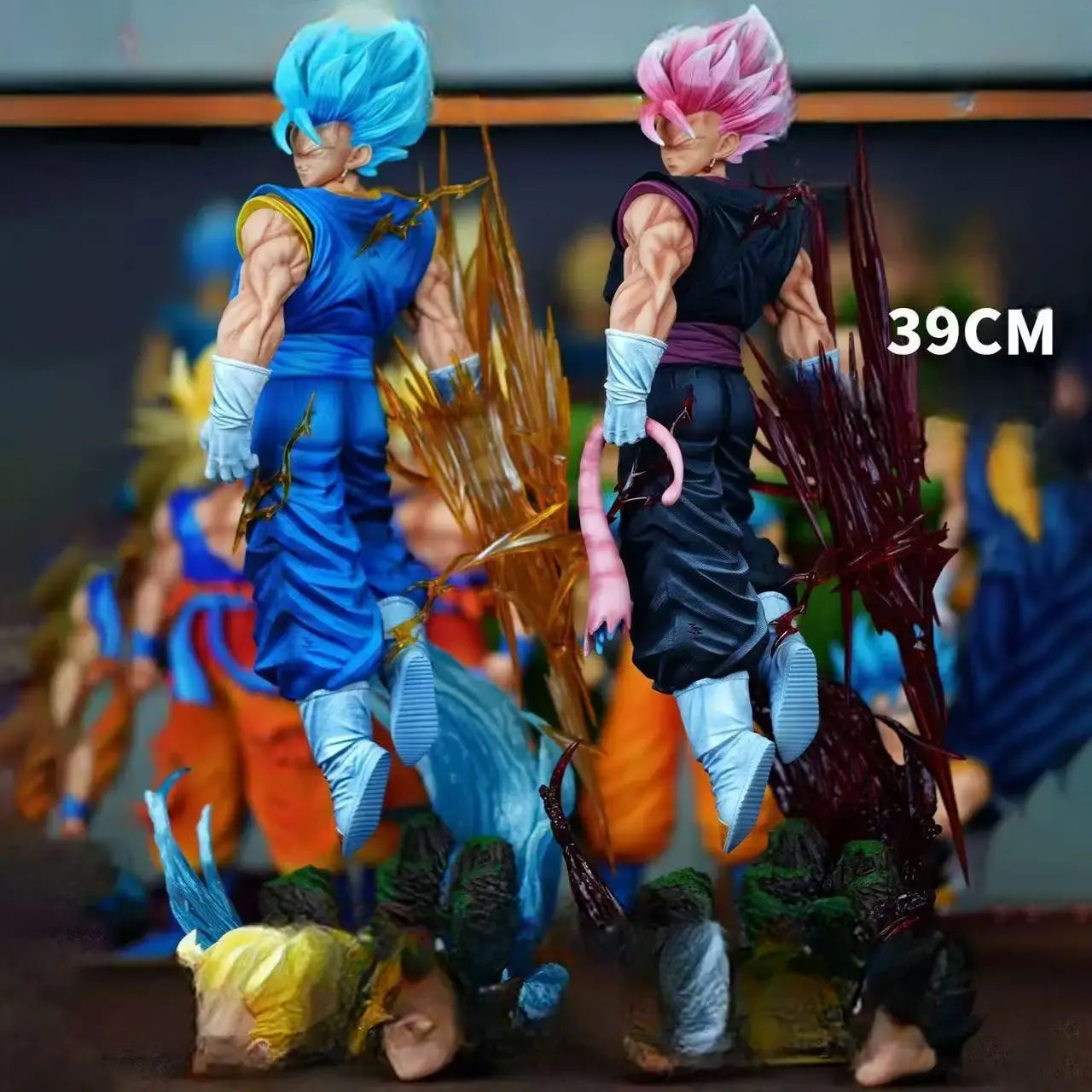 Figura Vegetto  Super Saiyan – 40 cm Edición Coleccionista con Cabeza Intercambiable